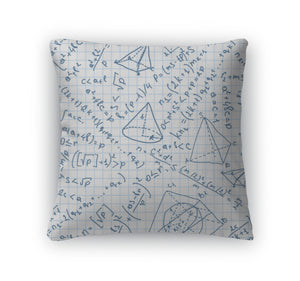 Throw Pillow, Maths Pattern