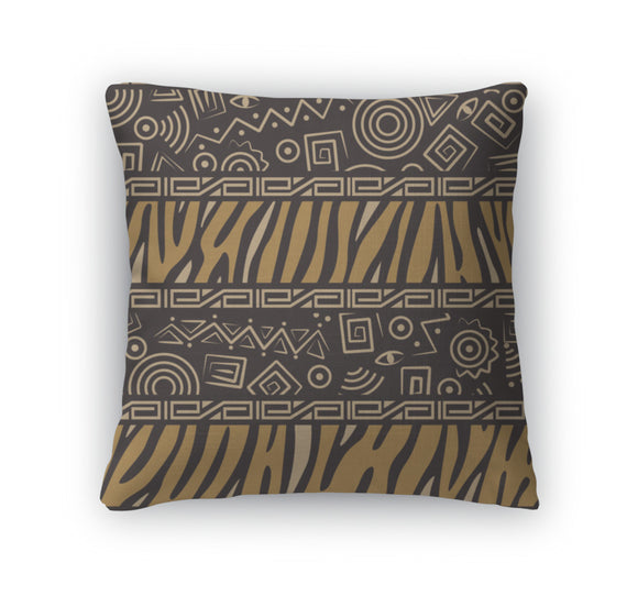 Throw Pillow, African Style Pattern