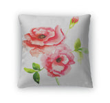 Throw Pillow, Beautiful Flowers