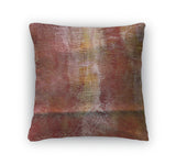 Throw Pillow, Grunge Handdrawn Watercolor