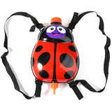 Kids Cute Ladybird Outdoor Super Soaker Blaster Backpack Pressure Squirt Pool Toy