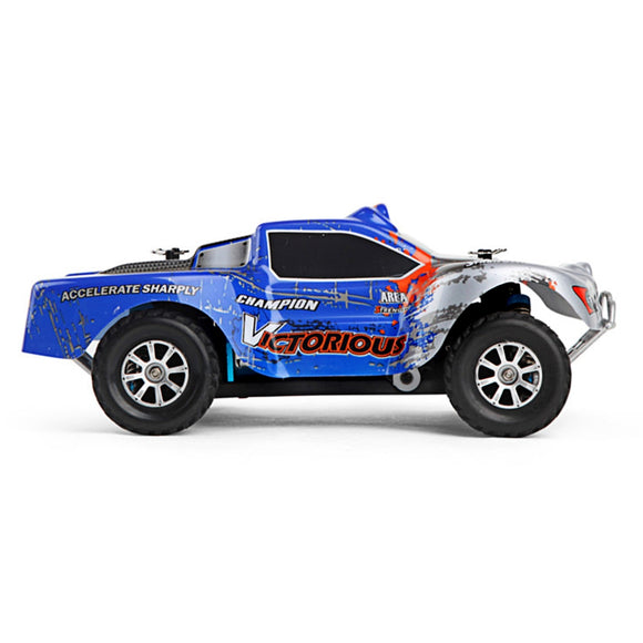 WLtoys A969 - B 1:18 Scale 2.4G 4WD High Speed 70km/h RC Short Truck Vehicle Car