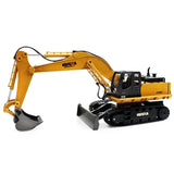 HUINA TOYS 1510 1:16 2.4GHz 11CH RC Alloy Excavator RTR Mechanical Sound / 680-degree Rotation / Movable Stick Boom Bucket