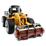 HUINA TOYS 1590 1:18 2.4GHz 6CH RC Alloy Timber Grab Truck RTR Grasper Opening Closing / Movable Arm / Mechanical Sound