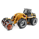 HUINA TOYS 1590 1:18 2.4GHz 6CH RC Alloy Timber Grab Truck RTR Grasper Opening Closing / Movable Arm / Mechanical Sound