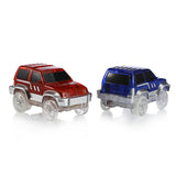 Children Racing Track Car Toy with LED Light
