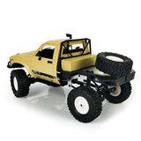 WPL C14 1:16 2.4G 2CH 4WD Mini Off-road RC Semi-truck with Metal Chassis / TPR Tires / 15km/h Top Speed