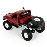 WPL C14 1:16 2.4G 2CH 4WD Mini Off-road RC Semi-truck with Metal Chassis / TPR Tires / 15km/h Top Speed