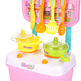 YUEHUI Kids Household Playset Simulation Kitchen Toys Small Cart