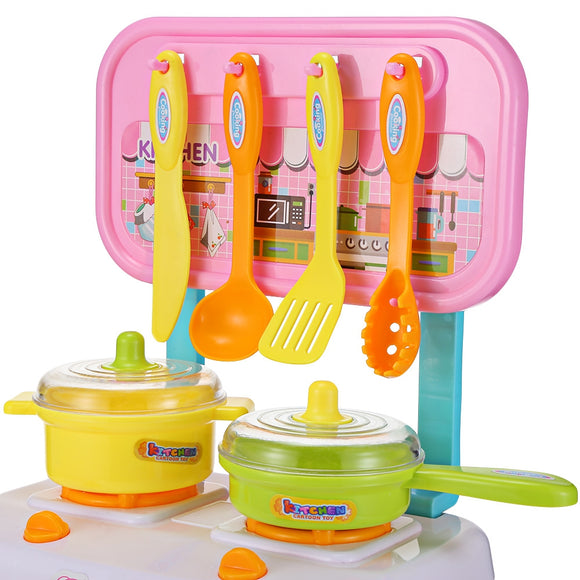 YUEHUI Kids Household Playset Simulation Kitchen Toys Small Cart