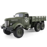 JJRC Q60 6WD RC Off-road Car Military Truck Inclined Plane Differential / Shock Absorbers / Speed Conversion