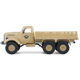 JJRC Q60 6WD RC Off-road Car Military Truck Inclined Plane Differential / Shock Absorbers / Speed Conversion