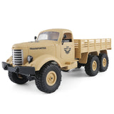 JJRC Q60 6WD RC Off-road Car Military Truck Inclined Plane Differential / Shock Absorbers / Speed Conversion