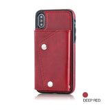 Case For iPhone XS Max XR 7 8 Plus Case Wallet Flip Cover Card Leather Phone Case Back Fundas For iPhone 6 6s Plus X 10