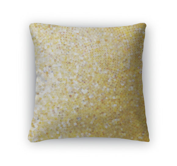 Throw Pillow, Shiny Mirrorred Pattern