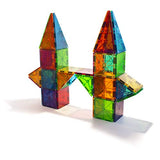 Magna-Tiles 100-Piece Clear Colors Set – The Original, Award-Winning Magnetic Building Tiles – Creativity and Educational – STEM Approved - items.solutions