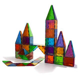 Magna-Tiles 100-Piece Clear Colors Set – The Original, Award-Winning Magnetic Building Tiles – Creativity and Educational – STEM Approved - items.solutions
