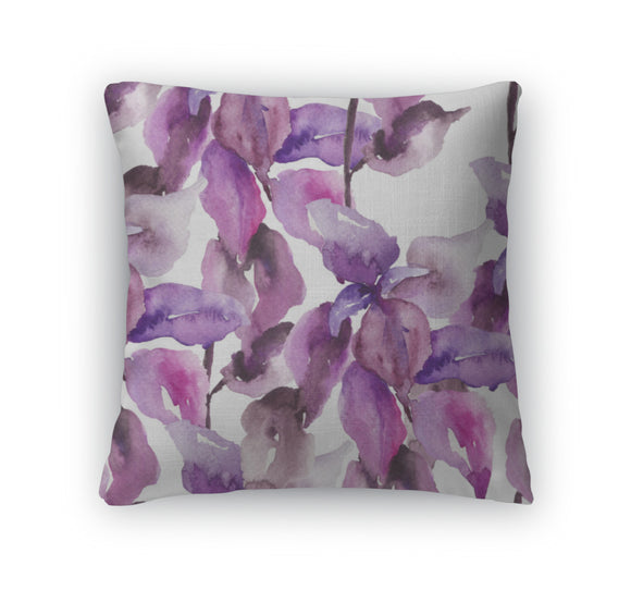 Throw Pillow, Original Floral Wallpaper