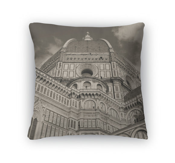 Throw Pillow, Cathedral Of Santa Maria Del Fiore Florence Italy