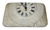 Bath Mat, Time Passing Vintage Clock