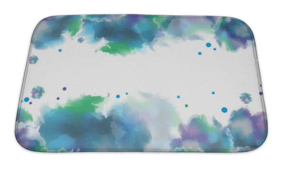 Bath Mat, Watercolor Abstract