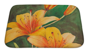 Bath Mat, Tiger Lilies