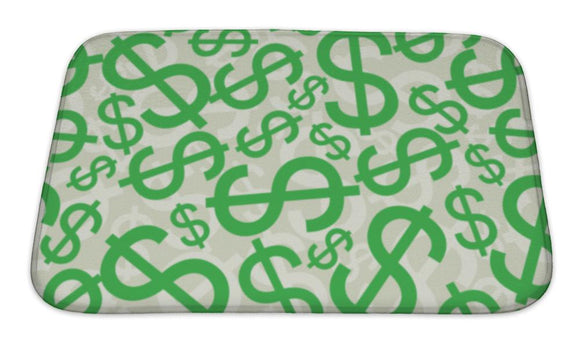 Bath Mat, With Dollar Signs