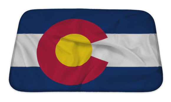 Bath Mat, Waving Colorado State Flag