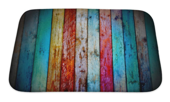 Bath Mat, Vintage Wood