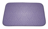 Bath Mat, Violet Vintage Pattern Design