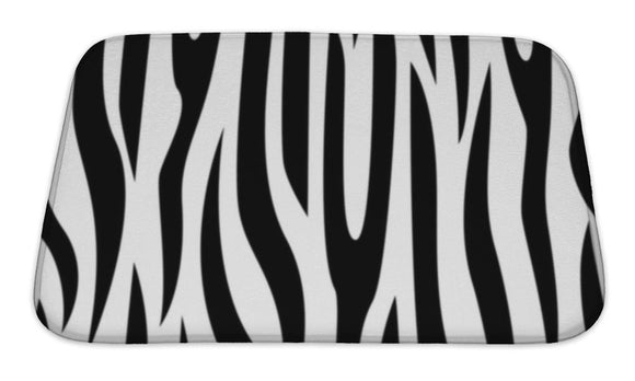 Bath Mat, Zebra Pattern