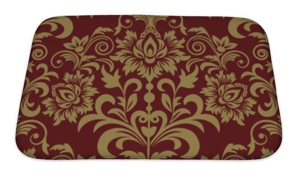 Bath Mat, Vintage Wallpaper