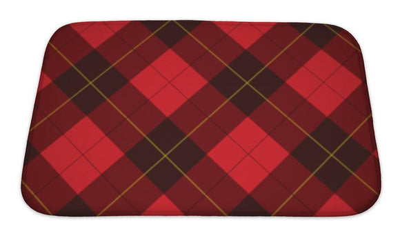 Bath Mat, Wallace Tartan Scottish Plaid