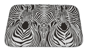 Bath Mat, Zebra Pattern