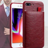Haissky Leather Wallet Phone Case For iPhone X 6 6s 7 8 Plus Case Luxury Pull Type Card Slots Back Cover For iPhone X 10 8 Plus