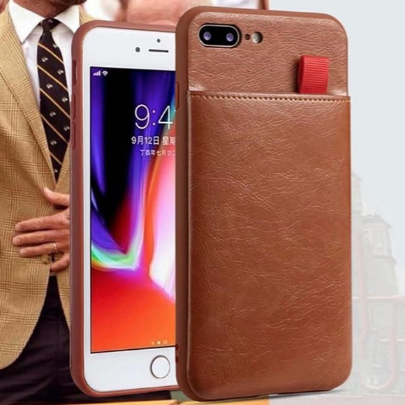 Haissky Leather Wallet Phone Case For iPhone X 6 6s 7 8 Plus Case Luxury Pull Type Card Slots Back Cover For iPhone X 10 8 Plus