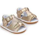New Fashion Buckle Sandals Newborn Baby Stripe