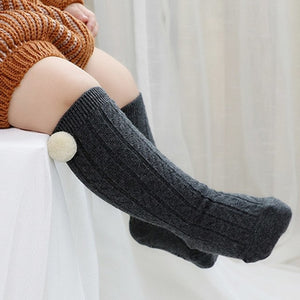 Newborn Kids Girl Boy winter long socks Anti-slip