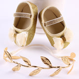 Shoes Baby Chiffon Bowknot Girl Shiny Sequins