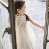 Summer baby child girl bud silk yarn dress fashion
