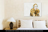 Gallery Wrapped Canvas, Abstract Watercolor Woman Portrait