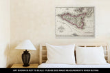 Gallery Wrapped Canvas, Sicily An Other Islands Old Map