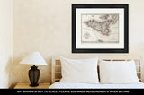Framed Print, Sicily An Other Islands Old Map