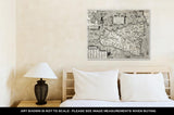 Gallery Wrapped Canvas, Sicily Old Map With Syracuse Detail