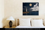 Gallery Wrapped Canvas, Lighthouse At Night