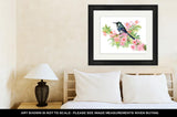 Framed Print, Bird On Branch