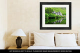 Framed Print, Kylemore Abbey Castle Galway Ireland