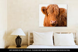 Gallery Wrapped Canvas, Wild Redhaired Calf Of Highland