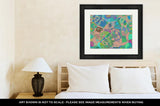 Framed Print, Rainbow Abstract