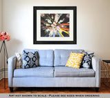 Framed Print, Group Of Diverse Hands Together Joining Concept